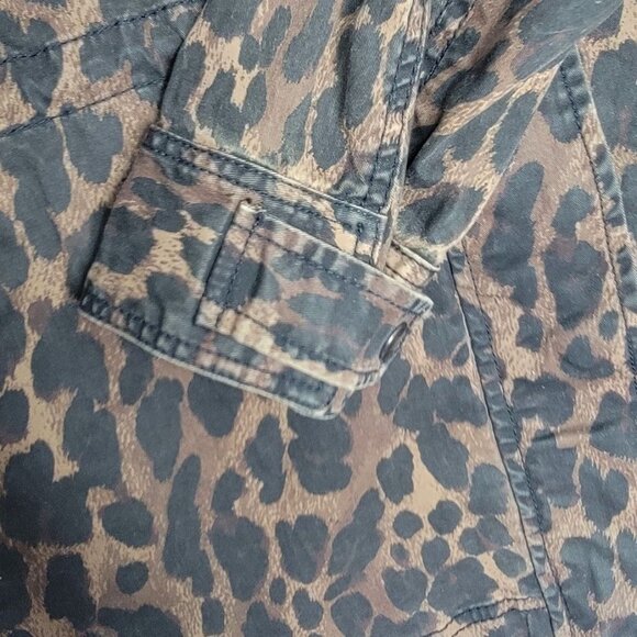 Style & Co Leopard Print Jacket Women's Size L Made In India - Picture 9 of 9